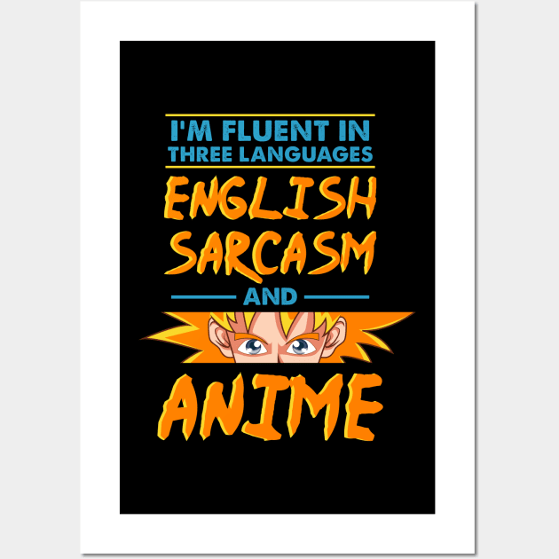 Funny Anime Shirt Japanese Manga Kawaii Gift Wall Art by biNutz